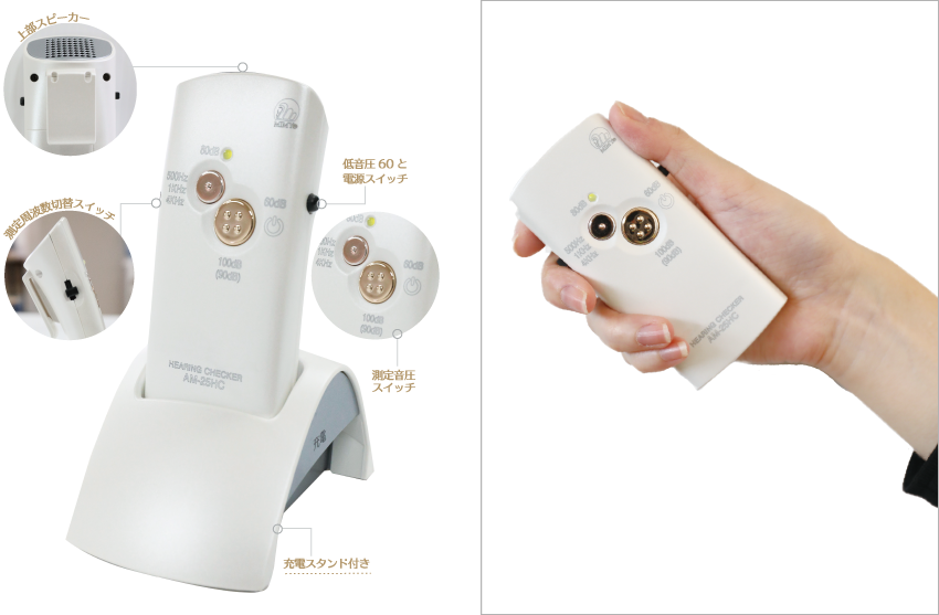 各パーツの説明と手のひらに収まるイメージ